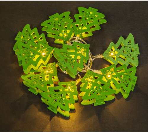 Гирлянда световая  NGF-D017-10WW-2AA  80722   Navigator