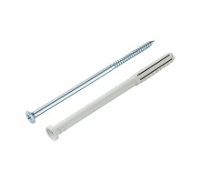 Дюбель-гвоздь YZ цилиндр. манжета нейлон 8x120 (50 шт)- пакет  148884  Tecfi