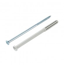 Дюбель-гвоздь YZ цилиндр. манжета нейлон 8x120 (50 шт)- пакет  148884  Tecfi