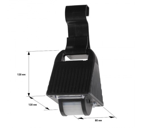 ERAFS024-05 Подвесной фасадный светильник с ДД на солнечной батарее, 16LED, 50lm  Б0044245  ЭРА