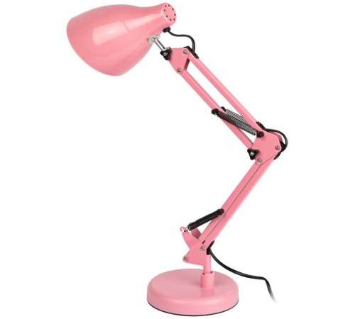 Настольный светильник N-123-E27-40W-P Е27 с основанием розовый  Б0052757  ЭРА