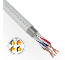 Кабель для пожарной сигнализации REXANT КПСВЭВнг(А)-LSLTx 2x2x0,75 мм, бухта 200 м 01-4876-1  REXANT