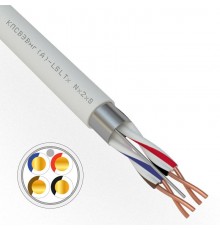 Кабель для пожарной сигнализации REXANT КПСВЭВнг(А)-LSLTx 2x2x0,75 мм, бухта 200 м 01-4876-1  REXANT