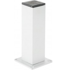 Ножка алюм.квадрат, нерегулир, 40х40х150 мм, мат.хром - накл.   127476  Tech-KREP