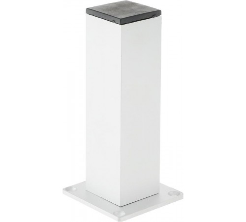 Ножка алюм.квадрат, нерегулир, 40х40х150 мм, мат.хром - накл.   127476  Tech-KREP