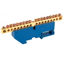 Шина N "ноль" на DIN-изоляторе ШНИ-6х9-18-Д-С  YNN10-69-18D-K07  IEK