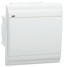 Корпус пластиковый встраиваемый на 6 модулей ЩРВ-П-6 IP41 (210х198х102мм) PRIME белая дверь  MKP82-V-06-WD-41-20  IEK