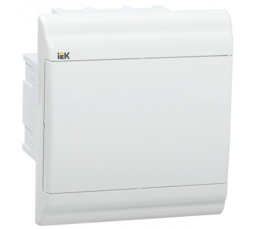 Корпус пластиковый встраиваемый на 6 модулей ЩРВ-П-6 IP41 (210х198х102мм) PRIME белая дверь  MKP82-V-06-WD-41-20  IEK