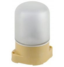 Светильник  НББ 01-60-007 для бани пластик/стекло прямой IP65 E27 max 60Вт 137х107х84 сосна  Б0062262  ЭРА