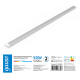 Светильник светодиодный линейный призма IP40 1492*75*25мм 50W 5000lm 6500K WLF-2 сталь 1/20  814426350  Gauss
