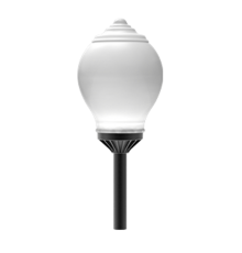 Светодиодный светильник парковый Omni-R торшерный 40 Вт 3000 K RAL9005 черный муар  V1-S0-90521-40000-6504030  VARTON