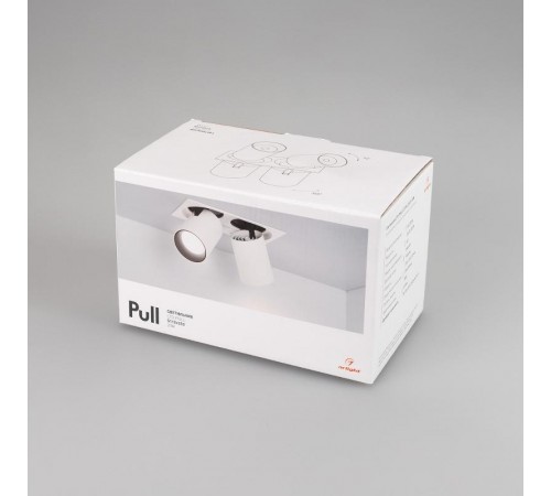 Светильник LTD-PULL-S110x210-2x10W Day4000 (WH, 24 deg, 230V) (Arlight, IP20 Металл, 5 лет)  031361  Arlight