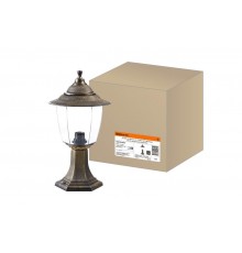 Светильник садово-парковый Прага Эл-11-72Б 60 Вт Е27 напольный бронза, прозрачный плафон TDM  SQ0330-0532  TDM