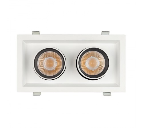 Светильник LTD-PULL-S110x210-2x10W Day4000 (WH, 24 deg, 230V) (Arlight, IP20 Металл, 5 лет)  031361  Arlight