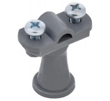 Дер. пров. кругл. 6-10мм h=38мм пластик серый  ZDP80-60-1-68-038  IEK