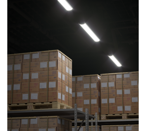 Светильник светодиодный линейный WLF-4 36W 3540lm 6500K 185-265V IP20 1185*120*46мм сталь LED 1/12  844611336  Gauss