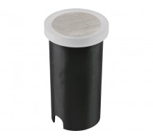 Светильник светодиодный встраиваемый тротуарный LN010 1W 3000K, IP67, белый матовый/хром  40519  Feron