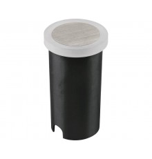 Светильник светодиодный встраиваемый тротуарный LN010 1W 3000K, IP67, белый матовый/хром  40519  Feron