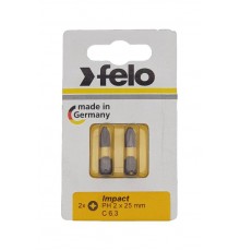 Бита ударная серия Impact PH 2х25, 2 шт в блистере  02202241  Felo