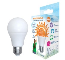 Лампа светодиодная LED-A60-9W/4000K/E27/FR/RA95 PLK01WH LED, мат.. 4000К .  UL-00006504  Uniel