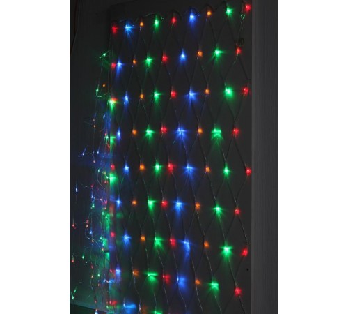Гирлянда светодиодная  Сеть 1,8 м*1,5 м мультиколор, мультирежим,  ENIS-01M  , 220V, IP20 (60/540)  Б0041901  ЭРА