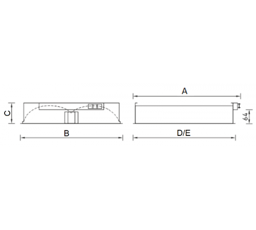 Светильник светодиодный ДВО OTX LED 595 32Вт 4000К IP20 с рассеивателем  1118000020  Световые Технологии