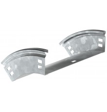 ESCA Поворот плавн. 45град тип В20 80х600мм HDZ  CPV41-0-45-080-600-HDZ  IEK