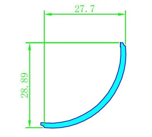Экран ARH-KANT-H30-2000 Round Frost-PM  016582  Arlight