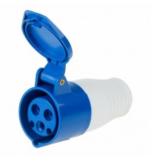 Розетка 213 переносная 2Р+РЕ 16А 220В IP44  11-8918  REXANT