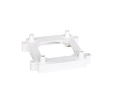 Simon CIMA 500 Цоколь мини-башни 52550204-030 под напольный канал 85x18мм, белый  52554204-030  Simon