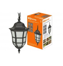 Светильник садово-парковый НСУ Меридиан 100Вт ЛН/КЛЛ/LED Е27 IP54 подвес, матовое/черный  SQ0330-0098  TDM