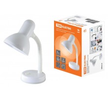 Светильник настольный на основании 60Вт ЛН Е27 белый  SQ0337-0102  TDM