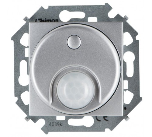 Simon 15 Алюминий Выключатель с датчиком движения 500 Вт, 230 В, винт. зажим  1591721-033  Simon