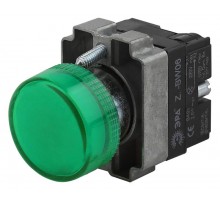 Индикатор LAY5-BU63 зеленого цвета d22мм (20/200/6400)  Б0045623  ЭРА