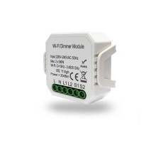 Двухканальное Wi-Fi реле-диммер 2 x 100Вт RL1004-DM  RL1004-DM  DENKIRS