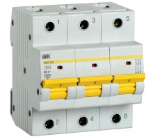 Выключатель автоматический трехполюсный ВА47-150 63А D 15кА KARAT  MVA50-3-063-D  IEK