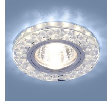 Светильник точечный встраиваемый 2194 MR16 SL/WH зеркальный/белый  a036801  Elektrostandard