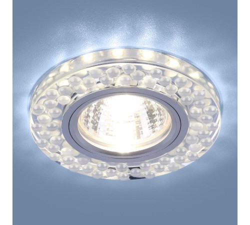 Светильник точечный встраиваемый 2194 MR16 SL/WH зеркальный/белый  a036801  Elektrostandard