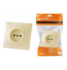 Розетка 2П 10А 250В сл. кость "Таймыр"  SQ1814-0111  TDM