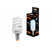 Лампа энергосберегающая КЛЛ-FS-15 Вт-2700 К-Е14  SQ0323-0004  TDM