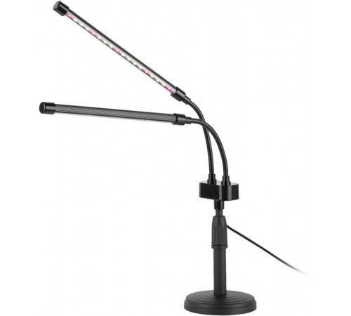 Настольный светильник для растений  FITO-20W-АLED-Ra-USB полного спектра 20 Вт черный  Б0068236  ЭРА