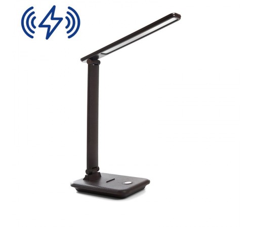 Светильник настольный складной 25W, 3000-6000К, 100-240V, коричневый, DE1728  41451  FERON