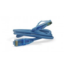 Патч-корд PC-LPM-UTP-RJ45-RJ45-C6-5M-LSZH-BL U/UTP, Cat.6, LSZH, 5 м, синий  230283  Hyperline
