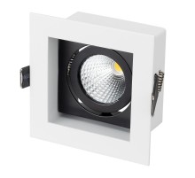 Светильник CL-KARDAN-S102x102-9W Day (WH-BK, 38 deg)  024125  Arlight