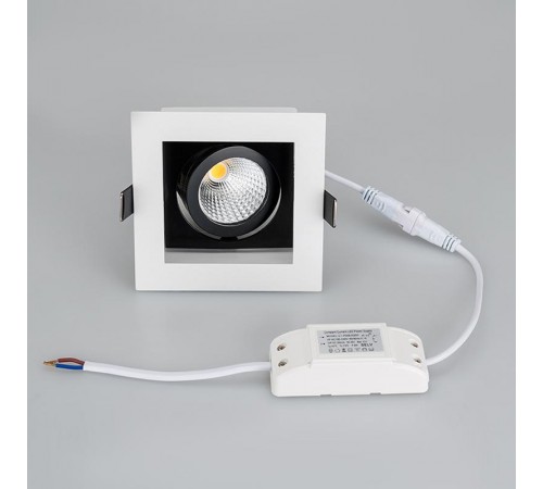 Светильник CL-KARDAN-S102x102-9W Day (WH-BK, 38 deg)  024125  Arlight