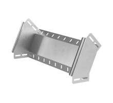 Угол вертикальный внешний 90 градусов Стандарт INOX (AISI 304) 500х100  PR16.3005  Промрукав