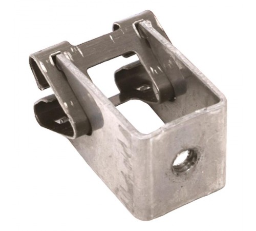 Держатель токоотвода металлический 35мм, L=20мм, Ni/Ni EKF PROxima   lp-d2115-20-ni   EKF