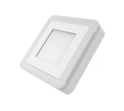 Светильник светодиодный Backlight накладной BL220 Квадрат. Акрил, 3+3W, 3000K, 105*105,  BL220  Gauss