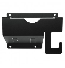 Держатель для угловых шлифмашинок до 125мм, настенный, с крючками, черный  38-0657  REXANT