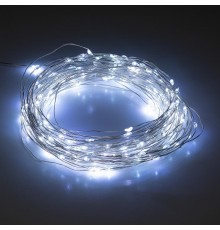 Садовая гирлянда ERASF22-17 Нить на солнечной батарее, холодный свет 21,9 м  Б0053368  ЭРА